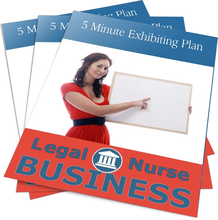 5 Minute Exhibiting Plan